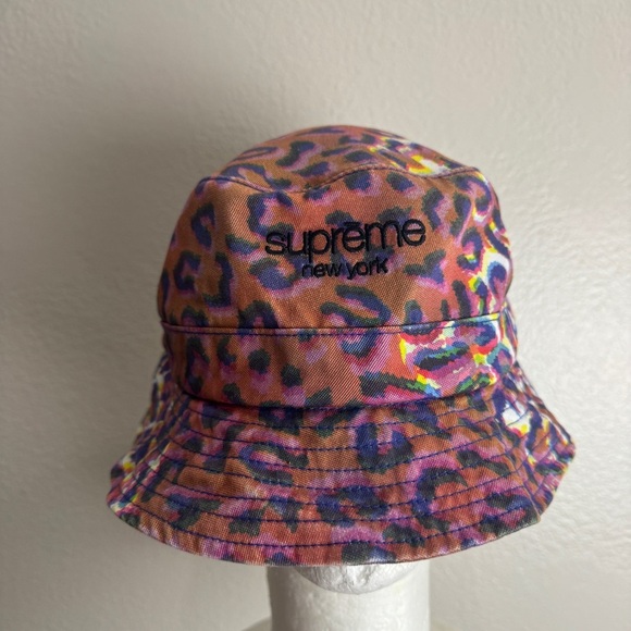 Supreme Leopard Bucket Hat Vintage Size M/L